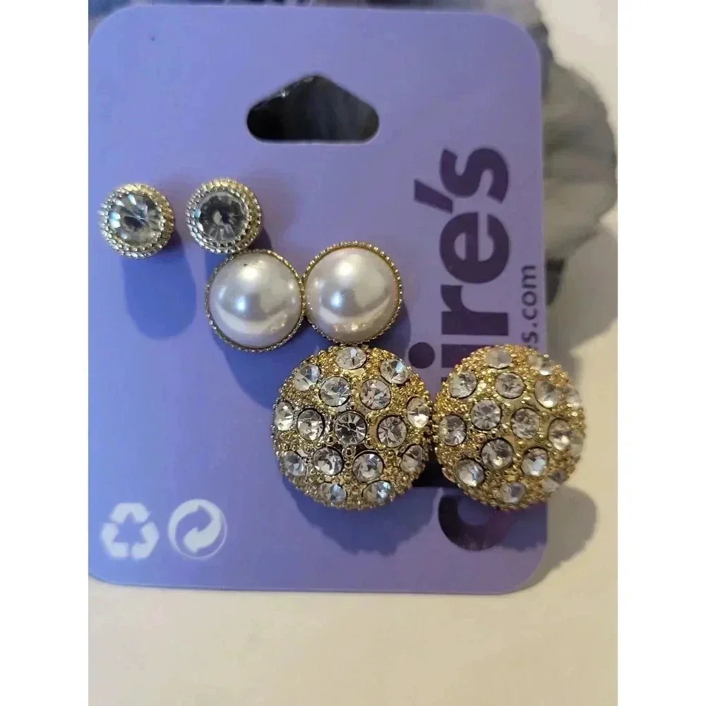 Cliare's Set of 3 Earrings‎